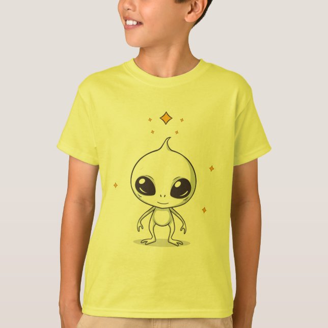 kleine Alien T-Shirt (Vorderseite)