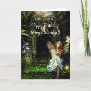 KLEINE ANGEL BIRTHDAY CARD DANKESKARTE