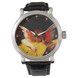 KLEINE ANGEL SPIELEN LUTE Music Making Cherub Armbanduhr