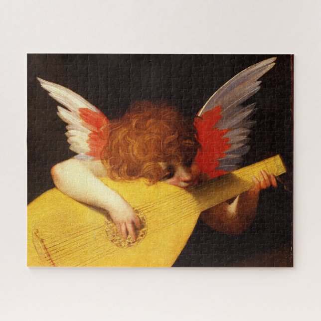 KLEINE ANGEL SPIELEN LUTE Music Making Cherub Puzzle (Horizontal)