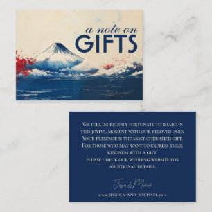 Kleine Anmerkung zu GIFTS Japonesque Harmonie mit  Begleitkarte