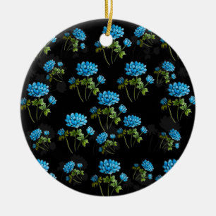 Kleine Aquarellbouquets Blume Muster Kissen c Keramik Ornament