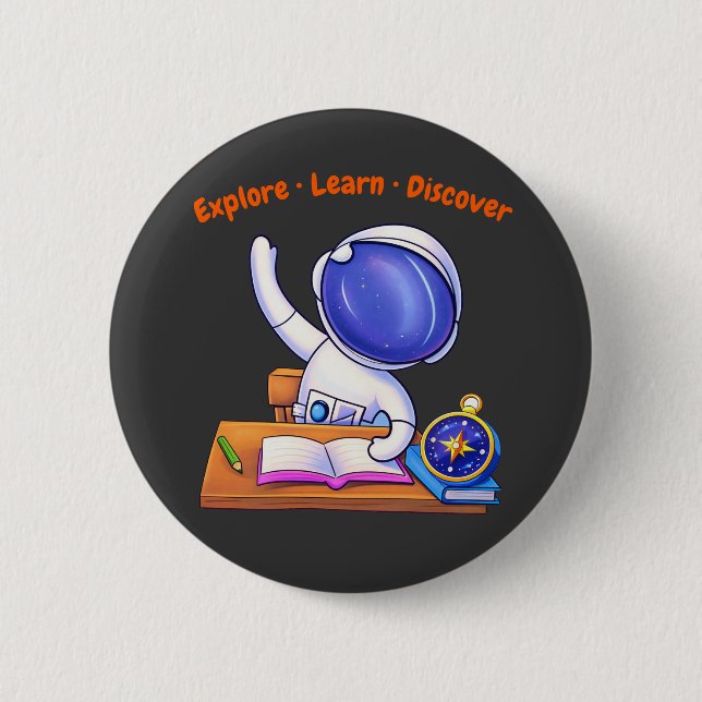 kleine Astronautenstudie  Button (Vorderseite)