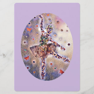 Kleine Ballerina Niedlich Tanzshow Erwägung Programm