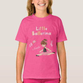 Kleine Ballerina Pink Ballettmädchen T - Shirt