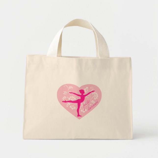 Kleine Ballerina-Tasche Mini Stoffbeutel (Vorne)