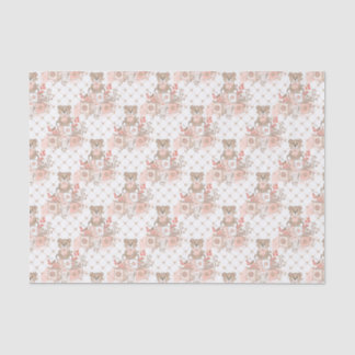 Kleine Bären für Mädchen Seidenpapier