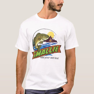 Kleine Barschartige Illustration mit individuellem T-Shirt