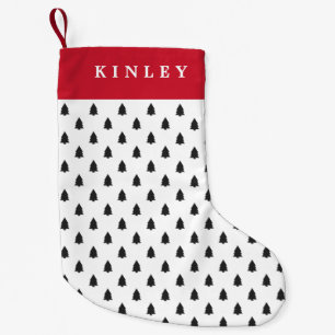Kleine Bäume personalisiert Kleiner Weihnachtsstrumpf