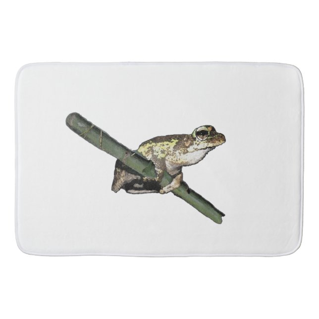 Kleine Baumfrosch Ölfarbe, Gedächtnisschaum Badematte (Vorderseite)