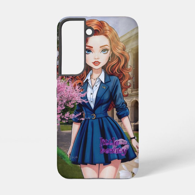 Kleine Beauty S22 Smartphone Case Samsung Galaxy Hülle (Rückseite)