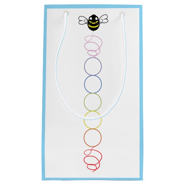 Kleine Biene, die du spenstig Kleine Geschenktüte (Vorderseite)