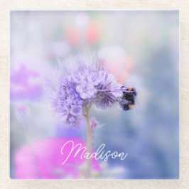 Kleine Biene Personalisiert Glasuntersetzer