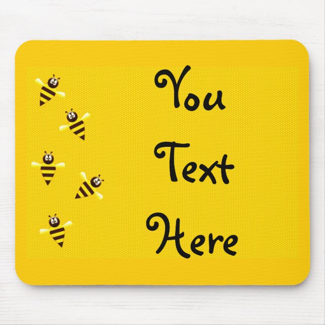 Kleine Bienen Mousepad (Vorne)
