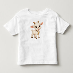 Kleine Billy Ziege: Fröhlicher Farmfreund Kleinkind T-shirt
