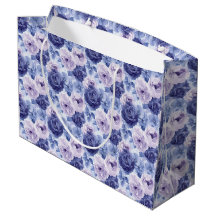 Kleine blaue Farbschattierungen Abstrakte florale