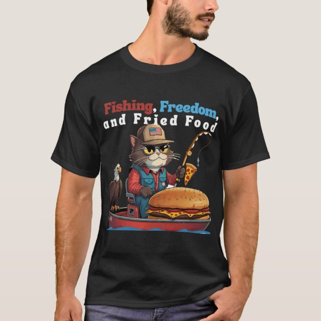 Kleine Blaue Glas-Fischereiflotten T-Shirt (Vorderseite)