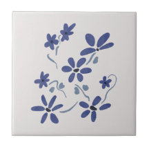 Kleine blaue romantische Blume