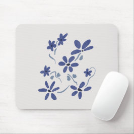 Kleine blaue romantische Blume Mousepad