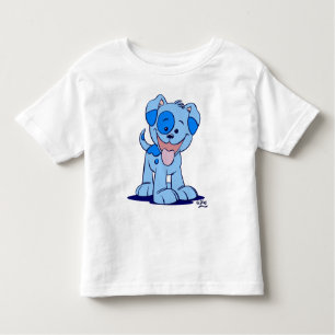 Kleine, blaue Welpenkinder T - Shirt