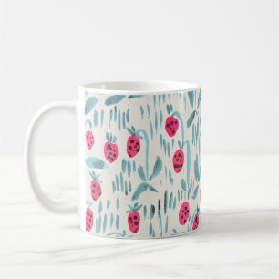 Kleine Blume: Aquarell Nahtlos Kaffeetasse