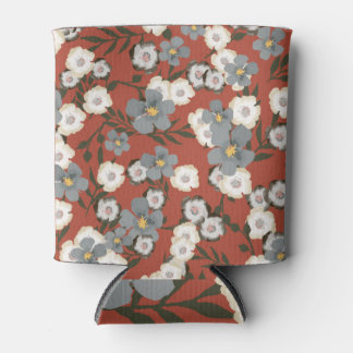 Kleine Blume: Aquarell Nahtloser Stil Dosenkühler