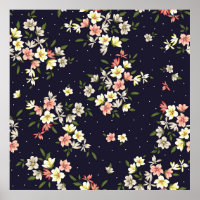 Kleine Blume in rosa Gelb und Braun mit grünem Lei