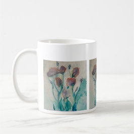 Kleine Blume in Wasserfarbe Kaffeetasse