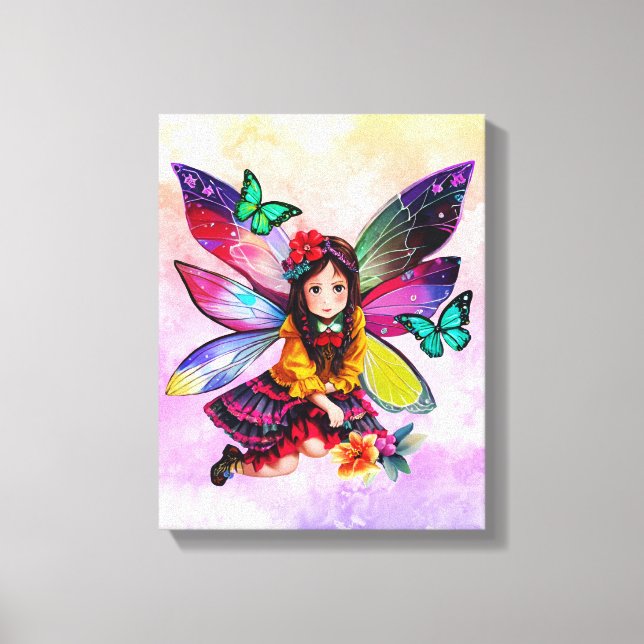 Kleine Blume Leinwanddruck (Vorderseite)