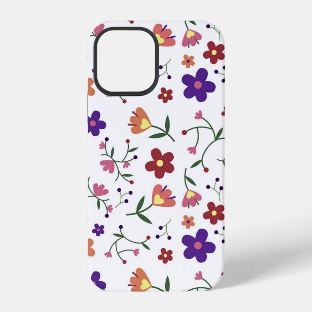 Kleine Blumen iPhone Hülle (Rückseite)