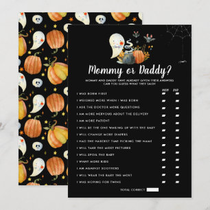 Kleine Boo-Baby-Party   Mamma-oder-Papa-Spiel Einladung