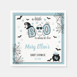 KLEINE BOO BLUE HALLOWEEN BABY DUSCHE SERVIETTE