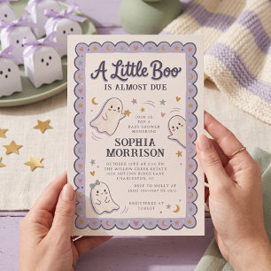 Kleine Boo Halloween-Baby-Party Einladung