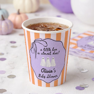 Kleine Boo Halloween-Baby-Party-Papierbecher Pappbecher