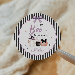 Kleine Boo Halloween-Geist Baby-Party Runder Aufkleber