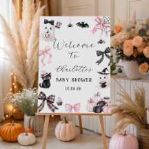Kleine Boo Halloween Mädchen Baby Shower Willkomme