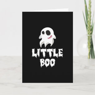 Kleine Boo in Halloween Cooles Grafikdesign Karte