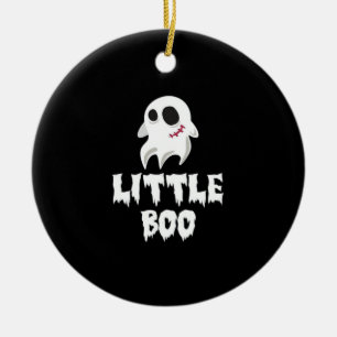 Kleine Boo in Halloween Cooles Grafikdesign Keramik Ornament