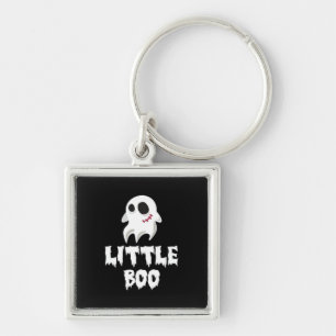 Kleine Boo in Halloween Cooles Grafikdesign Schlüsselanhänger