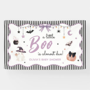 Kleine Boo kommt bald Halloween Babyparty Banner
