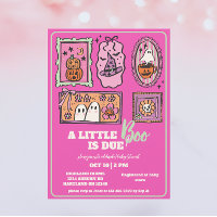Kleine Boo Preppy Pink Fall Baby Dusche