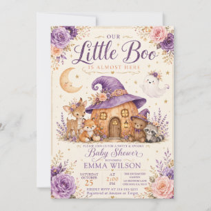 Kleine Boo Süße Gruselige Babyparty Einladung