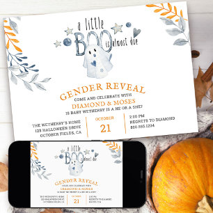 Kleine Boo wird bald Halloween-Geschlecht bekannt  Einladung