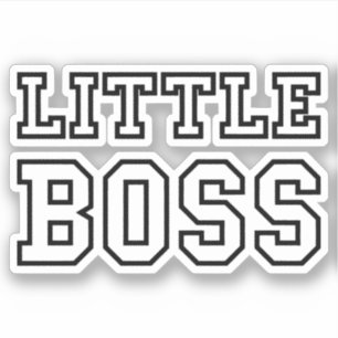 KLEINE BOSS AUFKLEBER