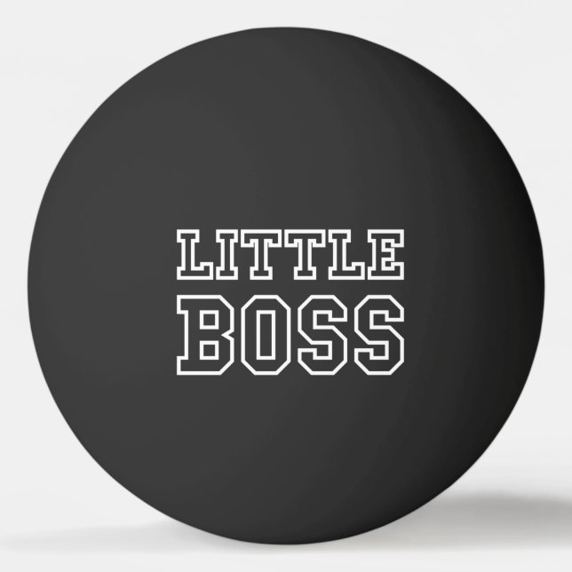 KLEINE BOSS PONG BALL TISCHTENNISBALL (Vorderseite)