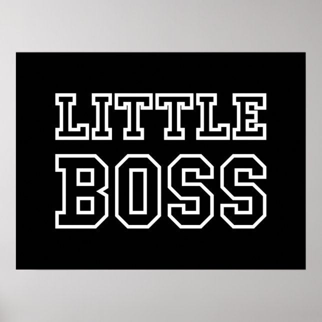KLEINE BOSS POSTER (Vorne)