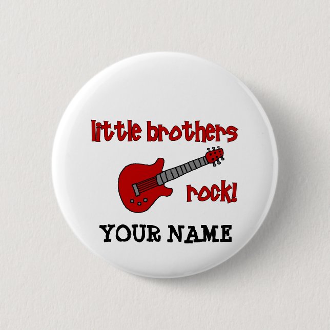 Kleine Bruder-Felsen!   mit Gitarre Button (Vorderseite)