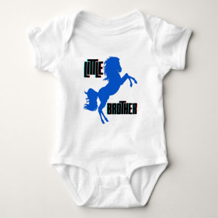 Kleine Brüderpferdehaltung Baby Strampler