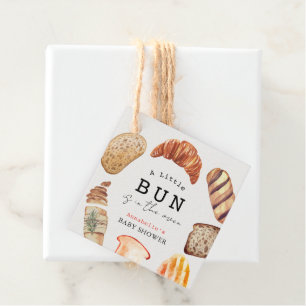 Kleine Bun in der Oven Bäckerei Pastries Babydusch Geschenkanhänger