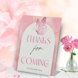 Kleine Butterfly Baby Dusche Sage kein Baby Game Sockelschild